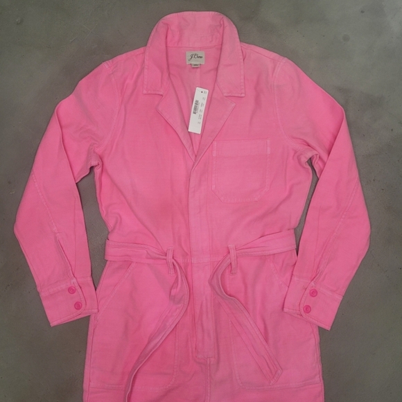 [NWT] J.Crew Garment Dyed Coverall Size 4 Petite - Picture 5 of 15
